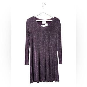 Dressing Clio Purple & Silver Sparkle Dress – Size M